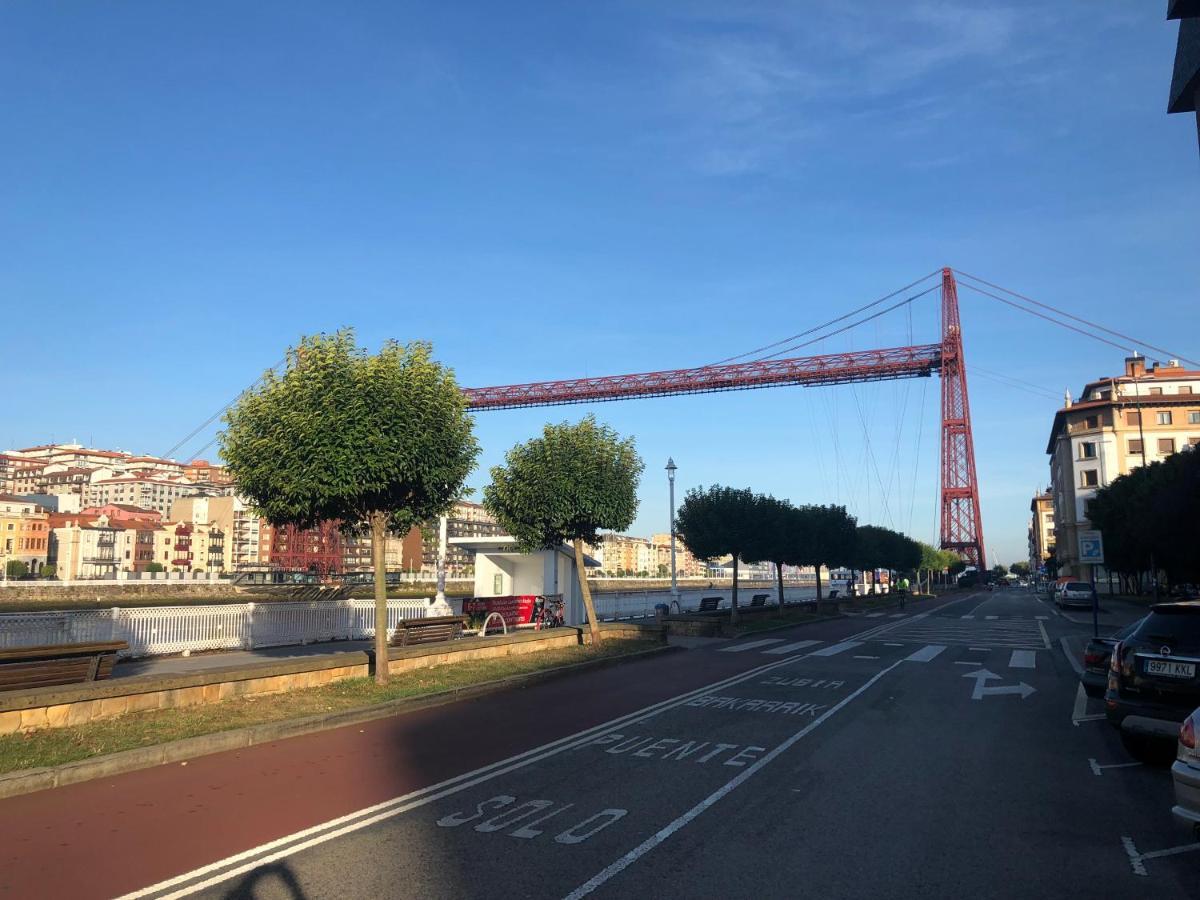 Apartamento Loft en Getxo junto al puente colgante, Bilbao. Exterior foto